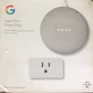Google Nest Mini (2nd) gen + Smart Plug